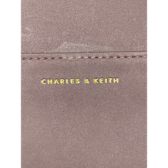 Charles & Keith Black 2-Way Tassel Faux Leather Shoulder Front Flap Backpack OS main image 6